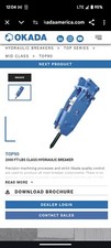 Top90 hydraulic breaker2 for sale  Montevallo