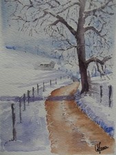 Aquarelle originale signée d'occasion Aquarelle originale signée d'occasion  Moissac