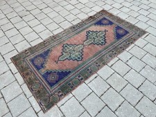 Tapete de área boêmio, tapete de lã, tapete de área turco, tapete de destaque, tapete vintage 3,1 x 6,2 pés comprar usado  Enviando para Brazil