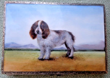 Enamel spaniel box for sale  MANCHESTER