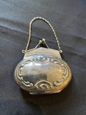 Miniature silver purse for sale  UCKFIELD