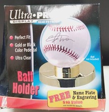 ULTRA PRO SOUVENIR SUPORTE DE BOLA VITRINE Pedestal Dourado, usado comprar usado  Enviando para Brazil