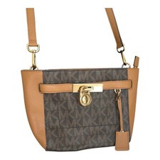 BOLSA DE OMBRO MICHAEL KORS HAMILTON TRAVELER ASSINATURA ZÍPER SUPERIOR MENSAGEIRO BOLOTA, usado comprar usado  Enviando para Brazil
