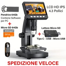 Microscopio digitale 4.3 usato Microscopio digitale 4.3 usato  Valguarnera Caropepe
