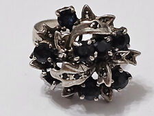 Silber saphir ring gebraucht kaufen  Hamburg