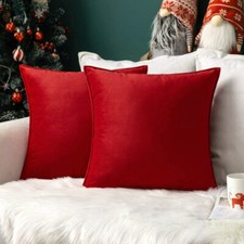Velvet plain cushion for sale  USA