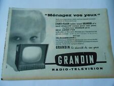 Publicité 1958 grandin d'occasion  La Verpillière