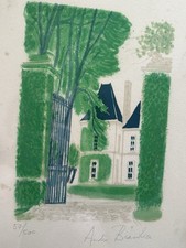 Lithographie ancienne andre d'occasion  Lambersart