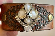 Handmade leather bracelet for sale  San Jose
