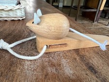 Wooden mouse doorstop for sale  SUTTON