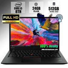 Usado, Lenovo ThinkPad 14 FHD i5 8TH, 24GB RAM, 512GB M.2 NVMe SSD, Windows 11 Pro comprar usado  Enviando para Brazil