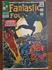 Fantastic Four #52 (Julho 1966, Marvel) Muito bom estado Primeiro Pantera Negra, Marvel mega 🔑key comprar usado  Enviando para Brazil
