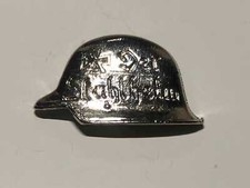 Pin de casco de acero de motocicleta vintage con aguja 1981, usado segunda mano  Embacar hacia Mexico