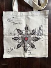 Bolsa tote Red Hot Chili Peppers Band autografada assinada turnê "Unlimited Love", usado comprar usado  Enviando para Brazil