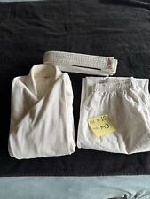 Kimono de Judô Jiu-Jitsu GI Branco Tamanho M3 Infantil comprar usado  Enviando para Brazil