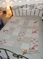 Sofá/cobertor Laura Ashley verde gasto patchwork cama de solteiro/duplo  comprar usado  Enviando para Brazil