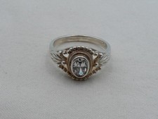 Anel de prata esterlina tamanho 6 pequeno CZ OW-17 comprar usado Anel de prata esterlina tamanho 6 pequeno CZ OW-17 comprar usado  Enviando para Brazil