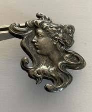 Jugendstil anhänger brosche gebraucht kaufen  Kiebitzreihe