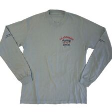 Vintage Anos 80 Triathlon Azul 1986 Summerfest Canoa Bicicleta Run Ohio 50/50 Ls T-shirt M comprar usado  Enviando para Brazil