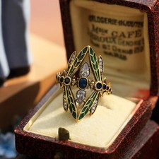 Bague doré antique d'occasion  Paris VI