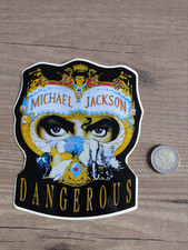 Michael jackson sticker usato  Napoli