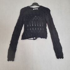 Zara cropped black for sale  FARNHAM