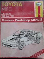 mr2 workshop manual for sale  BRISTOL