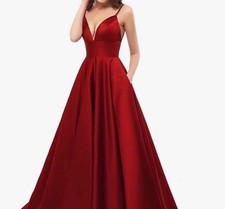 Red satin neck for sale  Huntington Park