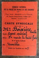 Agente Especial Policía,Postal Doppeltorüberwurf 1937 ,Tatto Historia Policía comprar usado  Enviando para Brazil