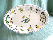 Plat ovale faience d'occasion  Saint-Cyr-en-Val