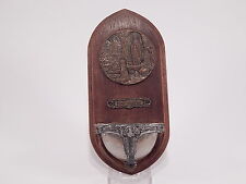 Antica acquasantiera legno usato  Torre Canavese