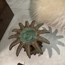 Usado, Castiçal vintage de ferro fundido palmeira altura 4,5 polegadas comprar usado Usado, Castiçal vintage de ferro fundido palmeira altura 4,5 polegadas comprar usado  Enviando para Brazil