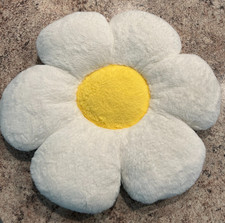 Travesseiro de flor branca, em forma de margarida 15,7 polegadas, almofada fofa para assento de flor comprar usado  Enviando para Brazil