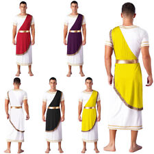 Fantasias masculinas de toga grega antiga carnaval roupão romano gola redonda Halloween comprar usado  Enviando para Brazil