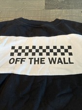 Usado, Moletom quadriculado VANS adulto tamanho M preto branco midriff 2 lados comprar usado  Enviando para Brazil
