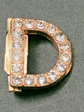 Gold tone crystal for sale  LEEDS