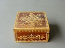Boite ancienne marqueterie d'occasion  La Cavalerie