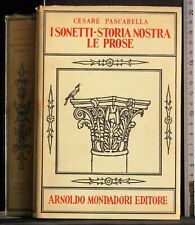 Sonetti storia nostra. usato  Ariccia