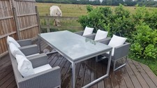 Rattan garden dining for sale  NORTHAMPTON