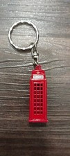 Chaveiro antigo cabine telefônica Inglaterra vermelho metal maciço comprar usado  Enviando para Brazil