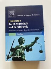 Lernkarten recht wirtschaft gebraucht kaufen  Aalen