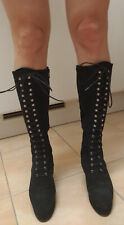 Bottes noires lacets d'occasion  Sucy-en-Brie