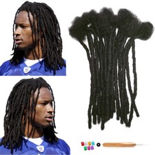 Dreadlocks Afro Dreads Locs naturais para homens 8" 100% cabelo humano 10 peças, usado comprar usado  Enviando para Brazil