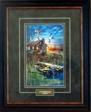 Impressão artística emoldurada 17 x 21 Jim Hansel My Favorite Place cabine barco lago comprar usado  Enviando para Brazil