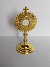 Reliquia mini ostensorio usato  Zerfaliu