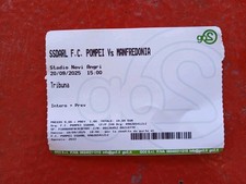 Biglietto stadio pompei usato  Cava de Tirreni