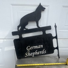 German shepherd metal for sale  MARCH