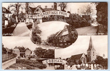 Cobham printed postcard for sale  MANSFIELD