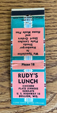 Rudy lunch brillion for sale  Plover