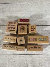 Wood rubber stamps for sale  Marine City